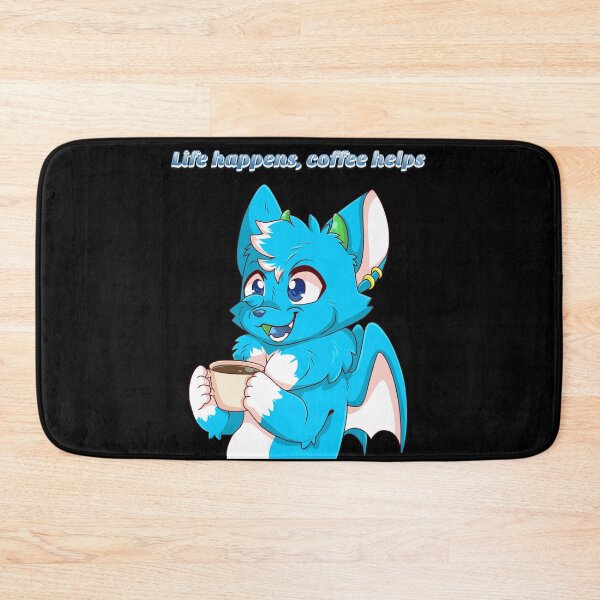 Item preview, Coffee helps designed and sold by LupusetVulpes.