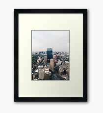Skyline of Boston Framed Print