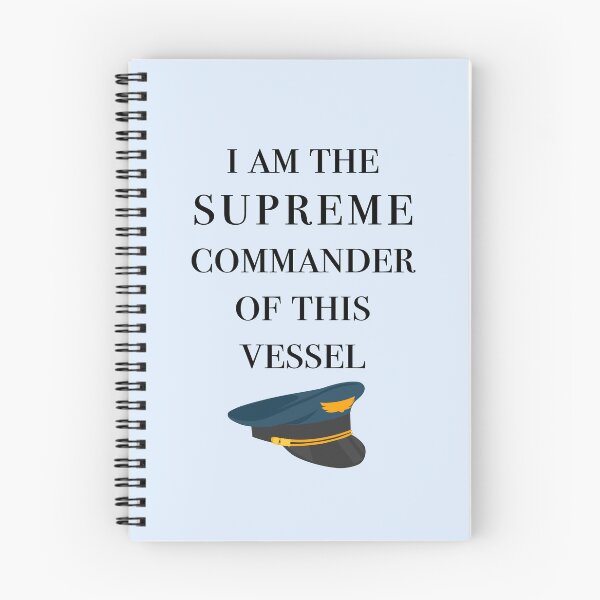Item preview, I Am the Supreme Commander of this Vessel, Cabin Pressure Quote designed and sold by shminoa.