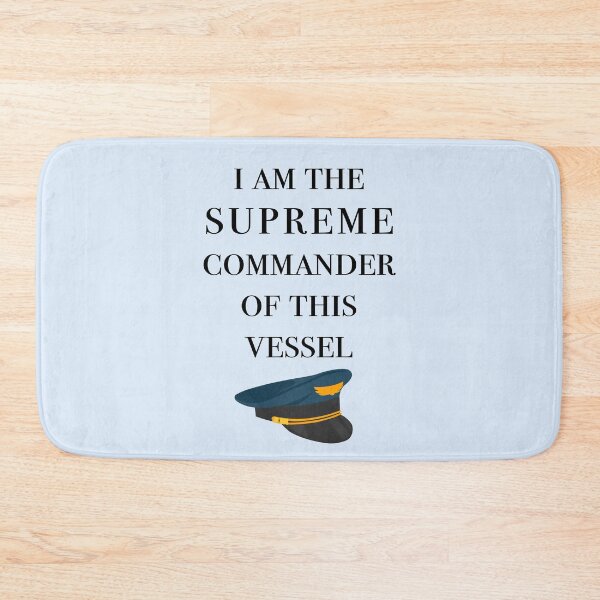 Item preview, I Am the Supreme Commander of this Vessel, Cabin Pressure Quote designed and sold by shminoa.
