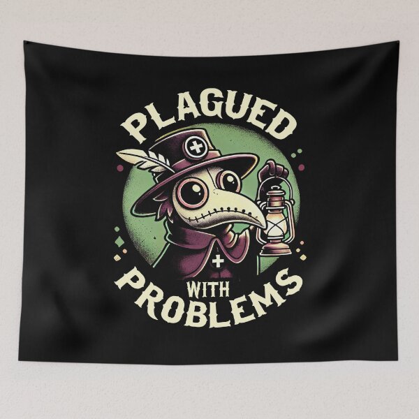 Item preview, Plagued With Problems Gothic Pestheiler Plague Doctor designed and sold by Shirt-Face.