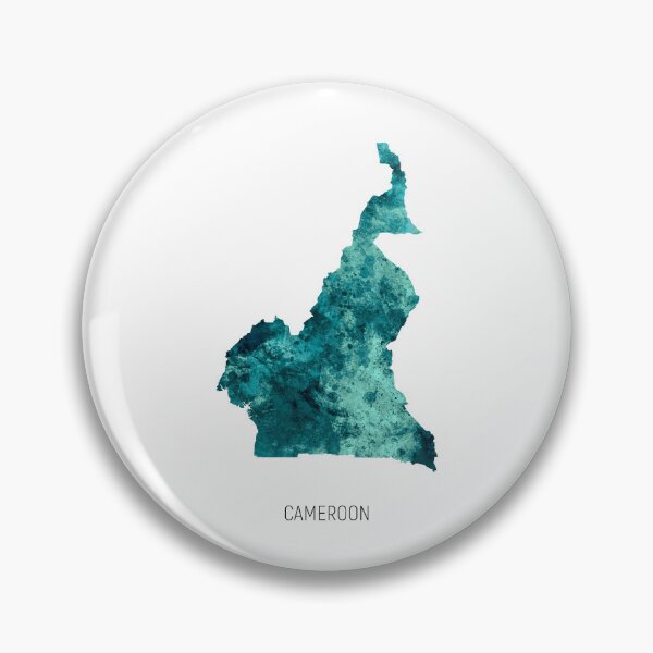 Item preview, Cameroon Watercolor Map designed and sold by ArtPrints.