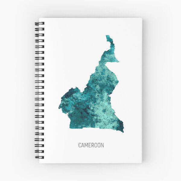 Item preview, Cameroon Watercolor Map designed and sold by ArtPrints.