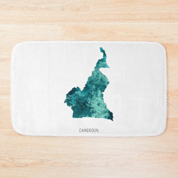 Item preview, Cameroon Watercolor Map designed and sold by ArtPrints.