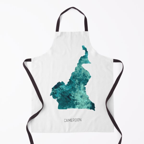 Item preview, Cameroon Watercolor Map designed and sold by ArtPrints.