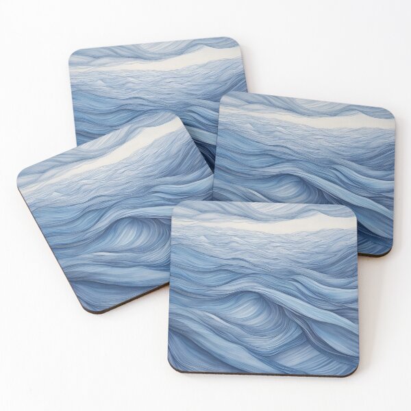 Item preview, Minimalist sooothing, dramatic blues watercolor design designed and sold by Our Bible Journey.