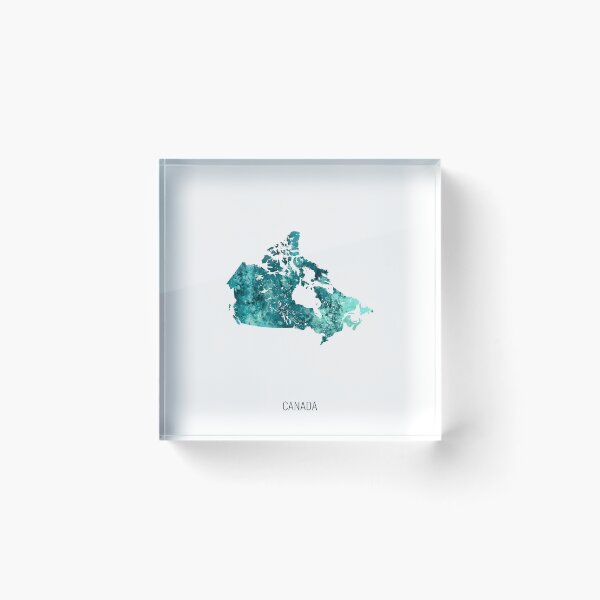 Item preview, Canada Watercolor Map designed and sold by ArtPrints.