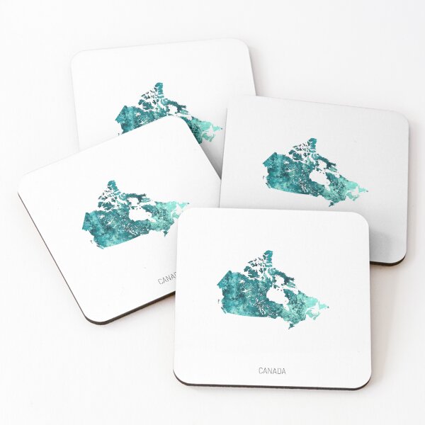 Item preview, Canada Watercolor Map designed and sold by ArtPrints.