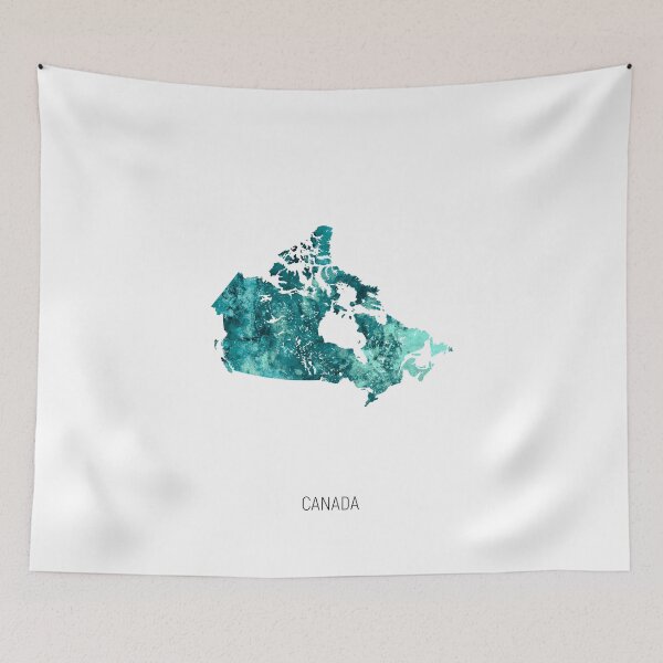 Item preview, Canada Watercolor Map designed and sold by ArtPrints.