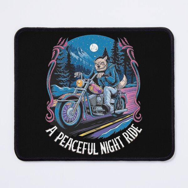 Item preview, Wolf Rider on Night Motorcycle Adventure designed and sold by love3617.