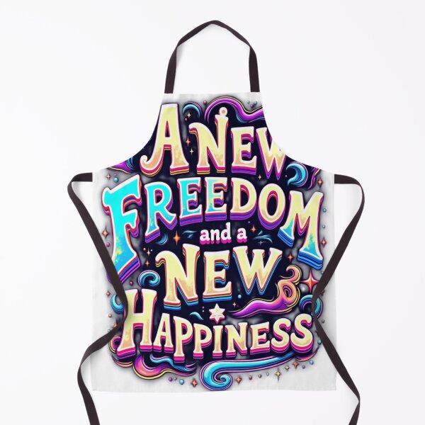 Item preview, A New Freedom and a New Happiness – Vibrant Inspirational Art designed and sold by Building60media.