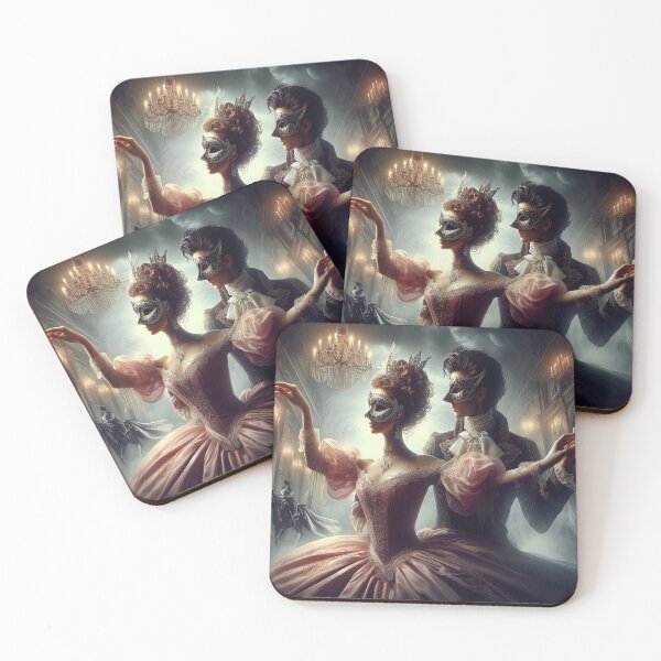 Item preview, AI generated prince and princess dancing at royal ball designed and sold by AI-this-is-AI.