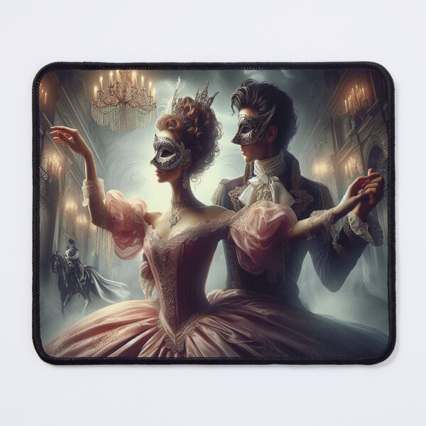 Item preview, AI generated prince and princess dancing at royal ball designed and sold by AI-this-is-AI.