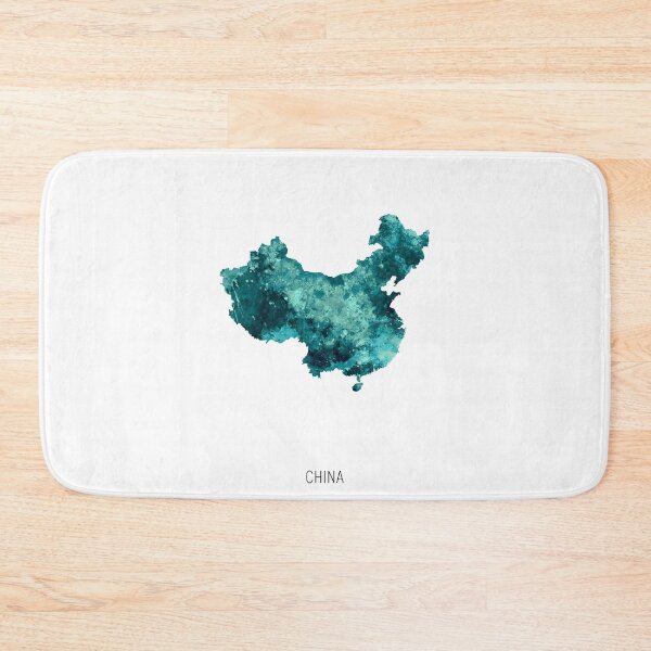 Item preview, China Watercolor Map designed and sold by ArtPrints.