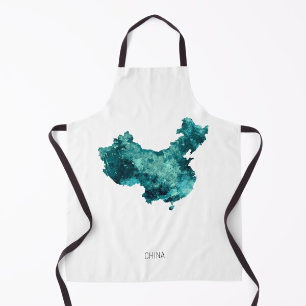 Item preview, China Watercolor Map designed and sold by ArtPrints.
