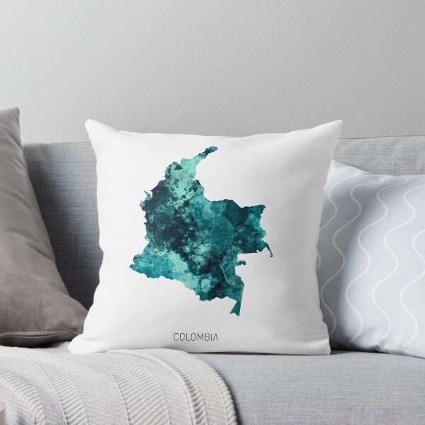 Item preview, Colombia Watercolor Map designed and sold by ArtPrints.