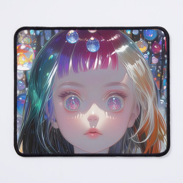 Item preview, Comsic Galaxy Bubbles Anime Girl designed and sold by bubblegoth.