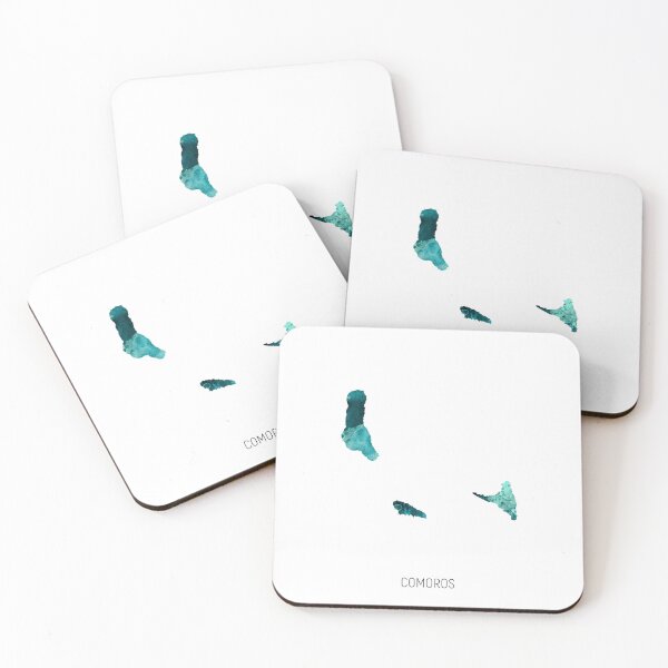 Item preview, Comoros Watercolor Map designed and sold by ArtPrints.