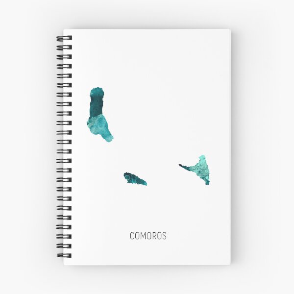 Item preview, Comoros Watercolor Map designed and sold by ArtPrints.