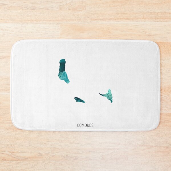 Item preview, Comoros Watercolor Map designed and sold by ArtPrints.