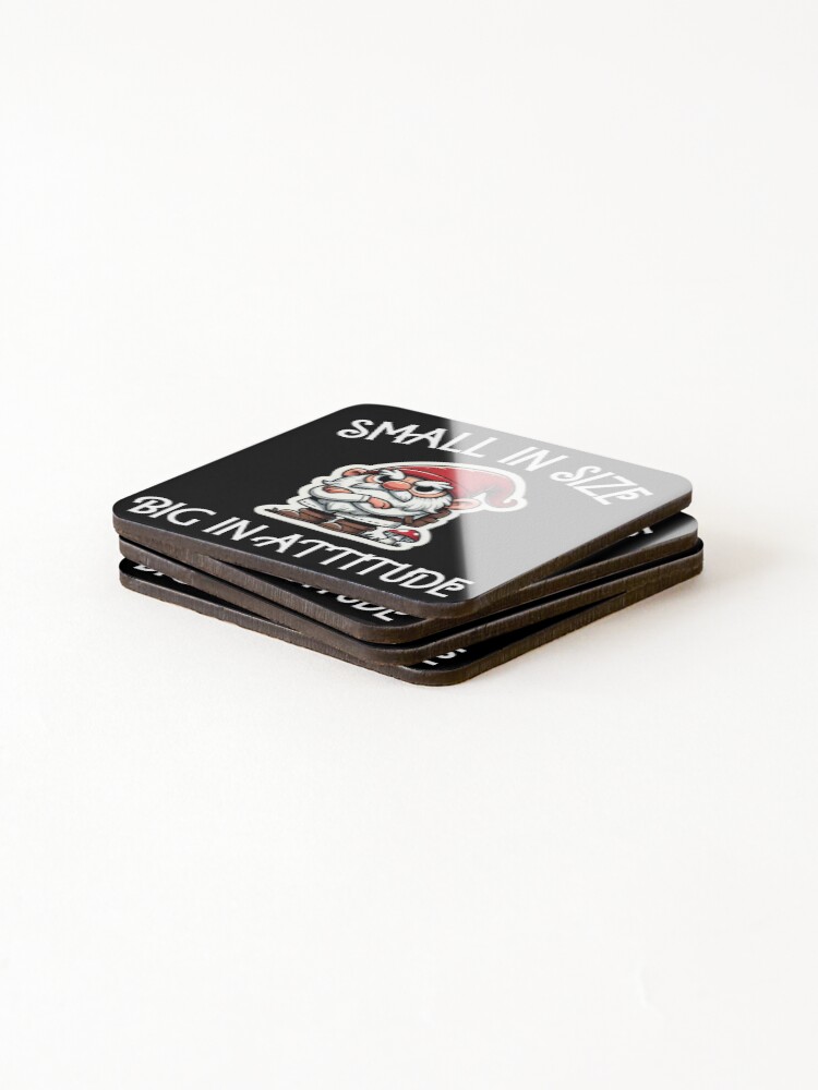 Thumbnail 4 of 5, Coasters (Set of 4), Small In Size, Big In Attitude designed and sold by LewpyG.