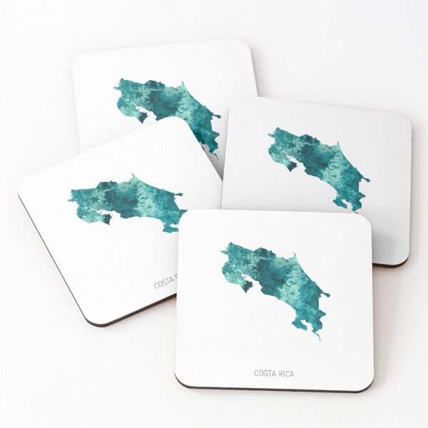 Item preview, Mapa de acuarela de Costa Rica designed and sold by ArtPrints.