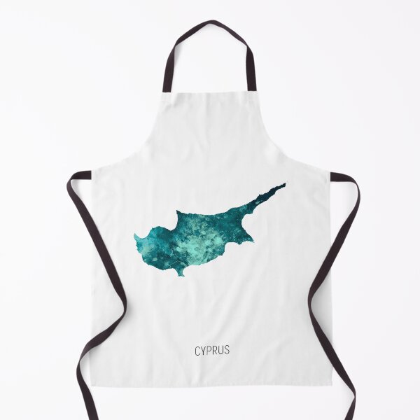 Item preview, Cyprus Watercolor Map designed and sold by ArtPrints.