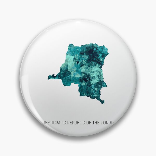 Item preview, Democratic Republic of the Congo Watercolor Map designed and sold by ArtPrints.