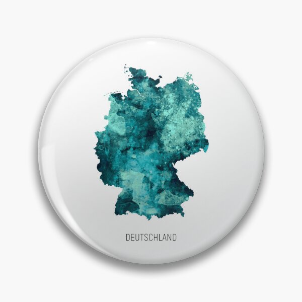 Item preview, Deutschland Watercolor Map designed and sold by ArtPrints.