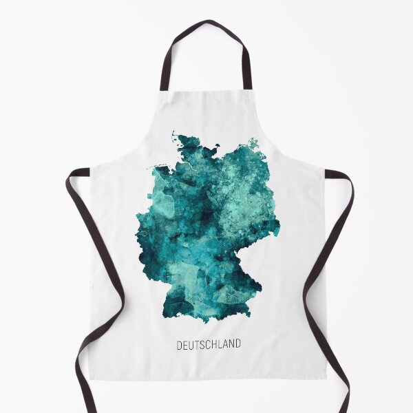 Item preview, Deutschland Watercolor Map designed and sold by ArtPrints.