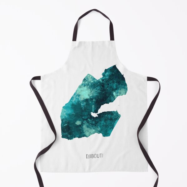 Item preview, Djibouti Watercolor Map designed and sold by ArtPrints.
