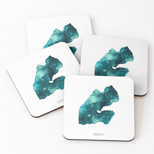 Item preview, Djibouti Watercolor Map designed and sold by ArtPrints.