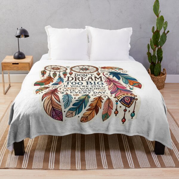 Item preview, Dreamcatcher Motivation Quote Art designed and sold by Ideaunluck-shop.