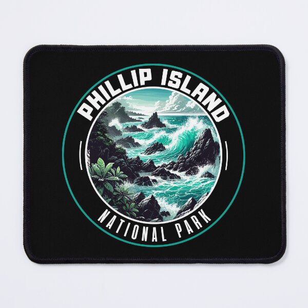 Item preview, Retro Phillip Island National Park in Australia Art Travel Badge designed and sold by MaateoDesign.