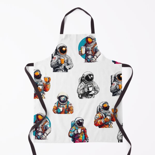 Item preview, Astronaut's Space Coffee Moment Pattern 1 designed and sold by Tom-Johnson.
