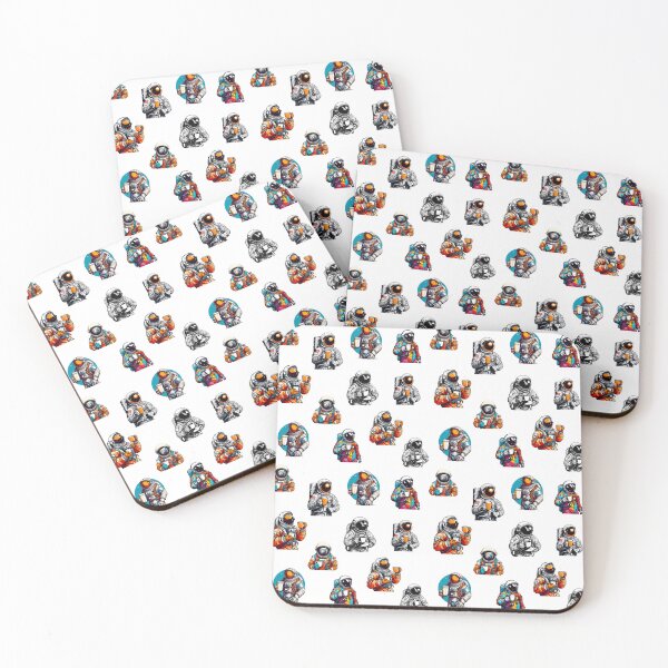 Item preview, Astronaut's Space Coffee Moment Pattern 2 designed and sold by Tom-Johnson.