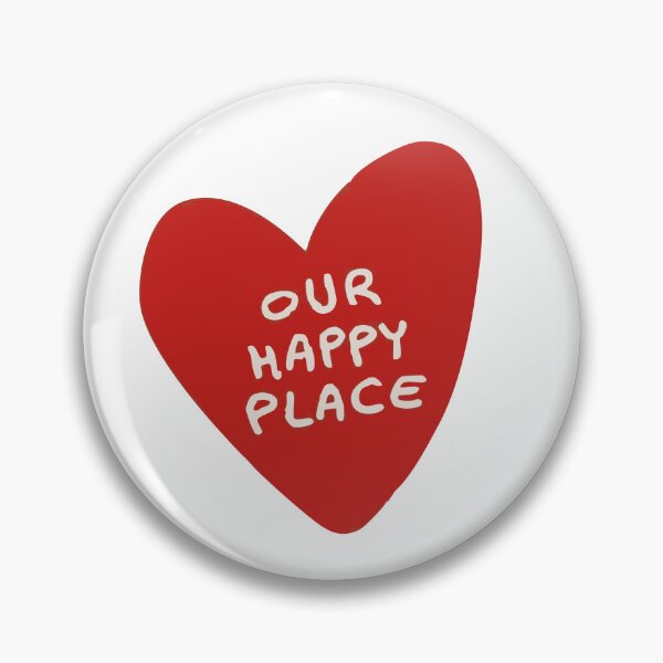 Item preview, Heart Quote Our happy place designed and sold by OceanStudio224.