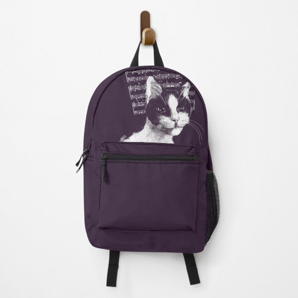 Item preview, musical black&white cat designed and sold by lechicka.