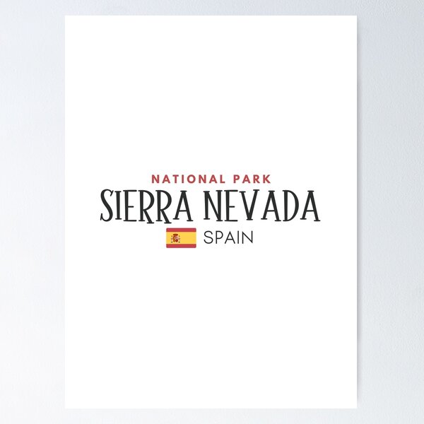 Item preview, Sierra Nevada National Park - Spain  designed and sold by StudioRedKoala.