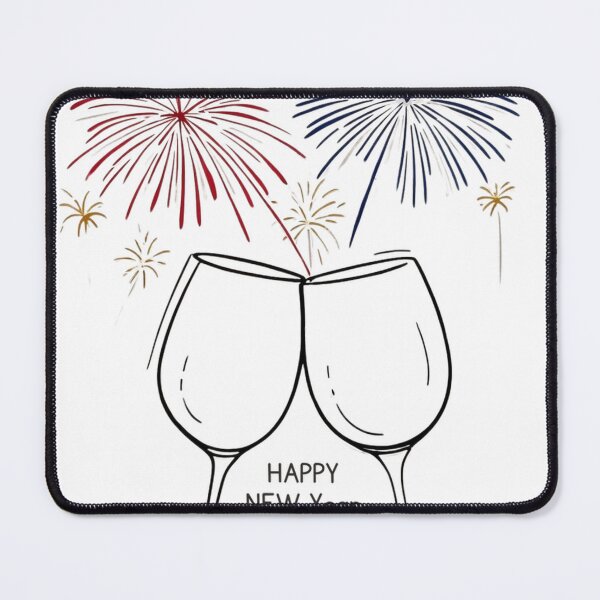 Item preview, Two wine glasses clink together designed and sold by pencil-art98.