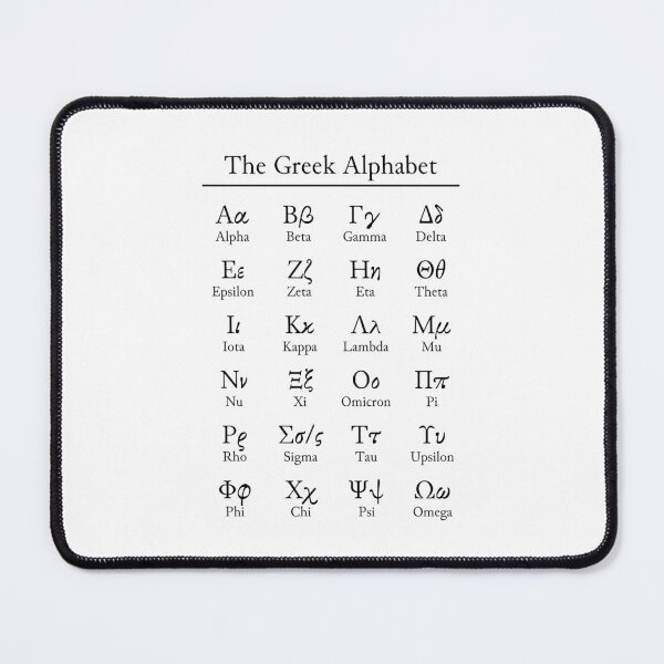 Item preview, The Greek Alphabet designed and sold by LovesAndCrafts.