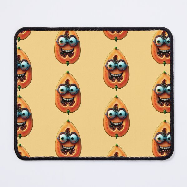 Item preview, Papaya Face | Fruits Patterns | Fruit Creatures Collection designed and sold by monkeybusiness.pt.
