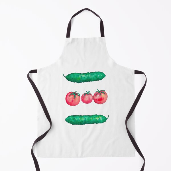 Item preview, Watercolor tomatos and cucumbers designed and sold by iribo design.