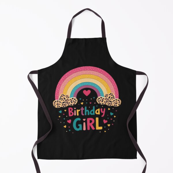 Item preview, Leopard Rainbow Birthday Girl T-Shirt Design designed and sold by Adrian Kane.