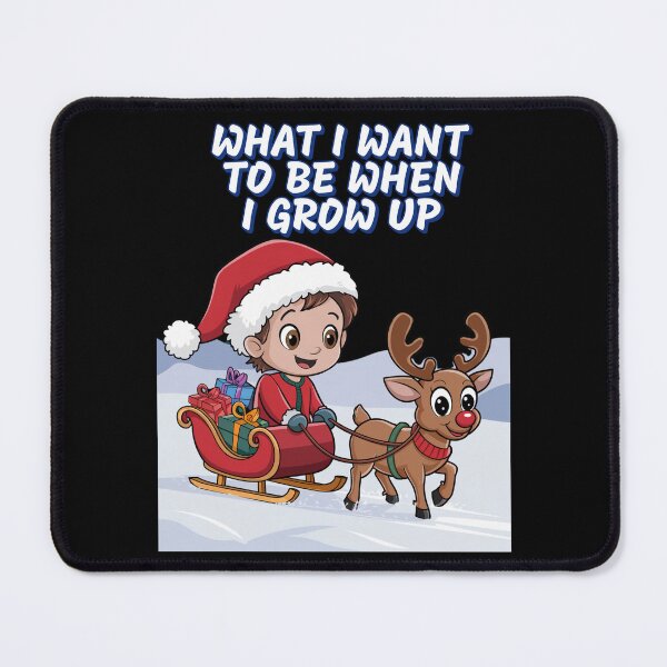 Item preview, What I Want To Be When I Grow Up - Young Boy Imitating Santa Claus designed and sold by signshirtz.