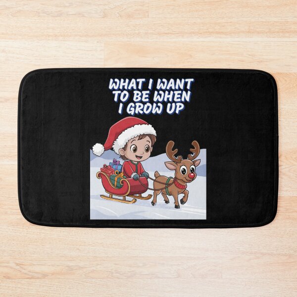 Item preview, What I Want To Be When I Grow Up - Young Boy Imitating Santa Claus designed and sold by signshirtz.
