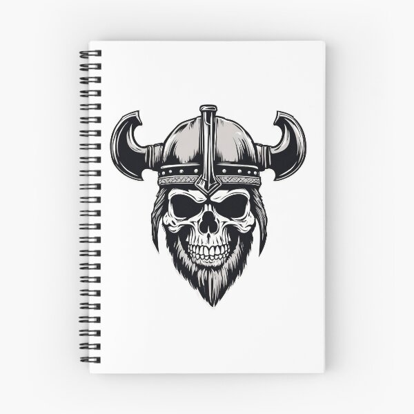 Item preview, Axe-Wielding Viking Skull 5 designed and sold by Tom-Johnson.