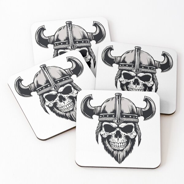Item preview, Axe-Wielding Viking Skull 5 designed and sold by Tom-Johnson.