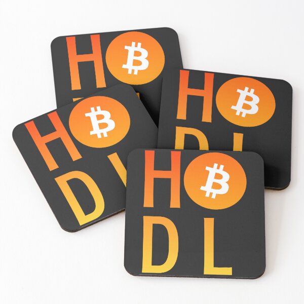 Item preview, Arte minimalista de Bitcoin con HODL designed and sold by cabana.space.