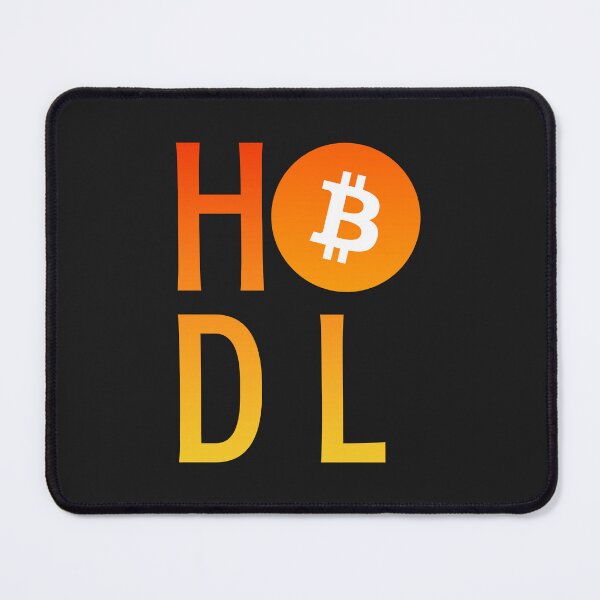 Item preview, HODL Bitcoin Minimalist Art designed and sold by cabana.space.